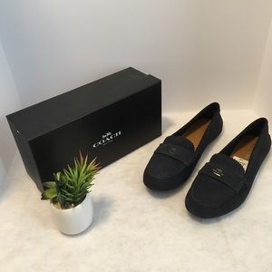 Coach-Odette Suede, Midnight Navy, Size 11M